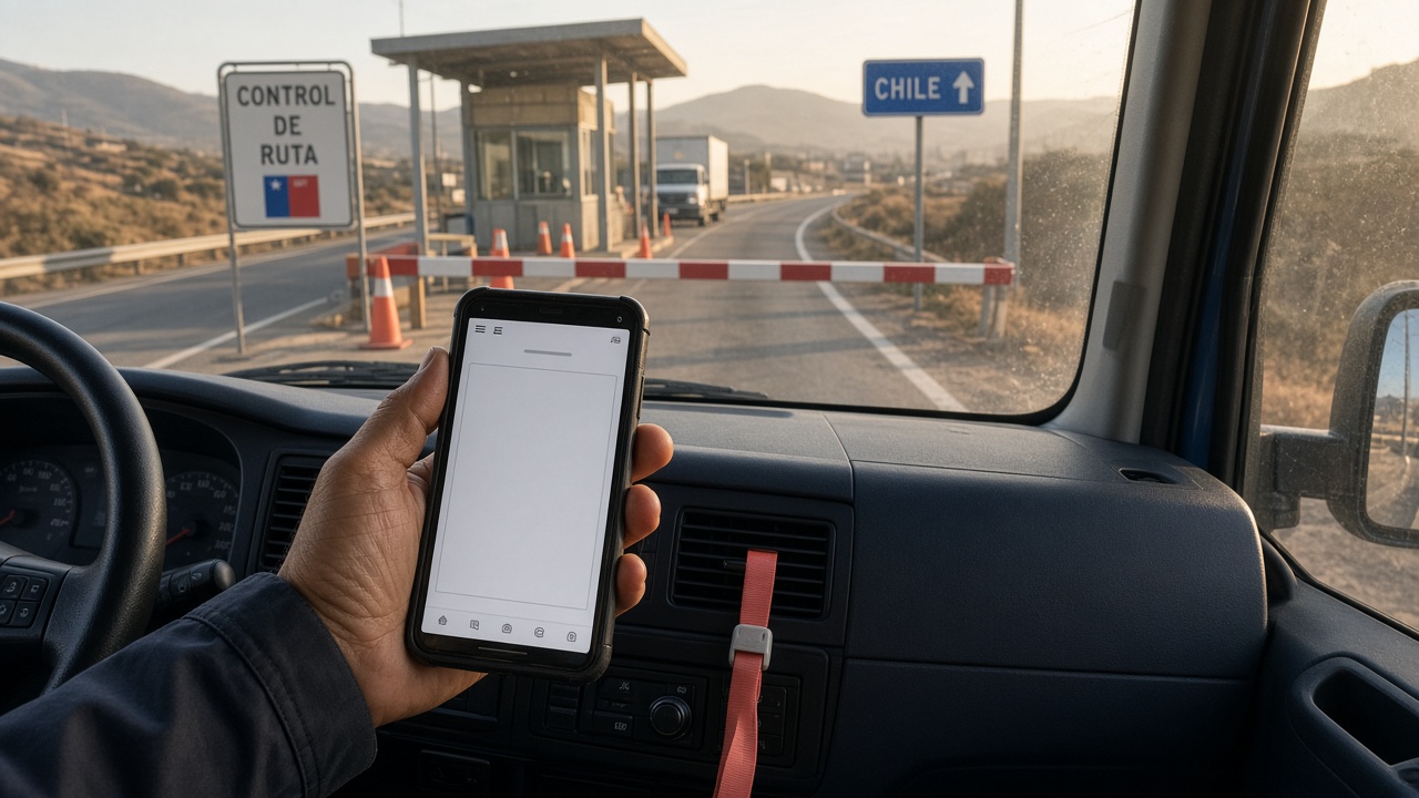 Control en ruta: el documento del mediodía ya no coincide con el chofer ni el vehículo